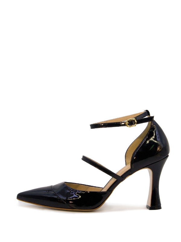 Bibian Ankle Strap heels Black